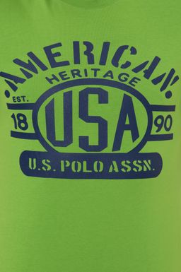 U. S. Polo Assn Мужская футболка Apple Green с круглым вырезом - U.s. polo assn фото 6