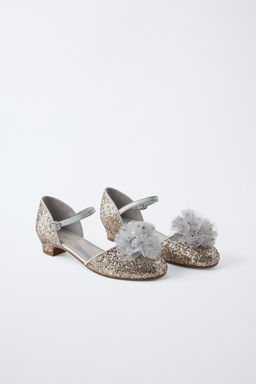 POMPOM HEELED SHOES - Zara фото 3