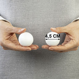 Пенопластовые заготовки для творчества "Шарики" набор 6 шт 4,5 см