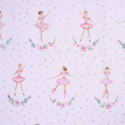 Постельное бельё Этель 1,5 сп Little ballerine, 143х215 см, 150х214 см, 50х70 см -1 шт, 100% хл, бязь  фото 3