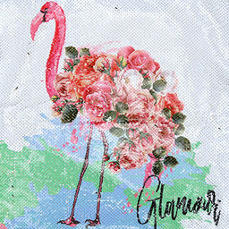 Наволочка декоративная 39х39см "Фламинго1" рисунок/серебро, 1 сторона - пайетки-антистресс, 1 сторона - плюш, на молнии (Китай)