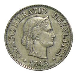 10 раппенов 1945 года Швейцария