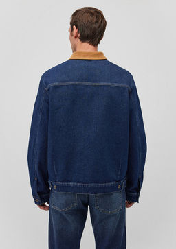 Willy Regenerative Koyu Mavi Denim Jean Ceket  фото 4