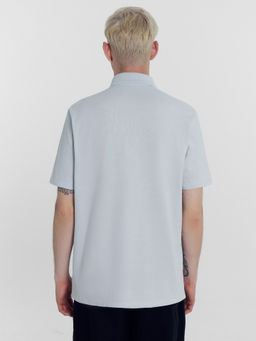 Поло мужское в сером цвете туман 111838/1 - Mark formelle фото 4