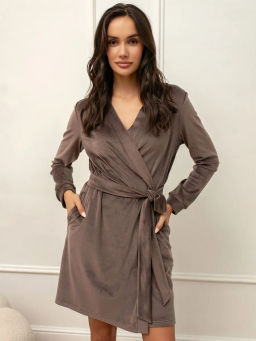 Халат женский Кэт Молочный шоколад
