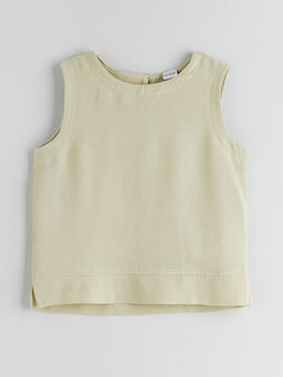 Keten Kar???ml? K?z ?ocuk Bluz ve Pantolon