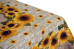 Подсолнухи - гобеленовая скатерть 135х210 см