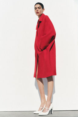 WOOL BLEND OVERSIZED COAT ZW COLLECTION - Zara фото 10