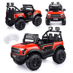 Электромобиль "Круиз" на аккумуляторе, с р/у управлением, в коробке (красный)