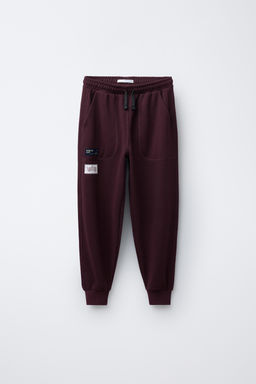 LABEL JOGGER TROUSERS
