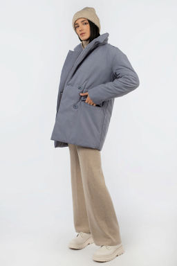 05-2119 Куртка женская зимняя (пояс) - El podio фото 15