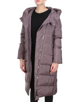 2118 GRAY/PURPLE Пальто зимнее женское MELISACITI (200 гр. холлофайбера) - Fashion фото 9