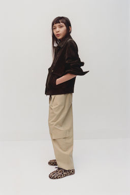 BARREL CARGO TROUSERS WITH BUCKLE DETAIL - Zara фото 5