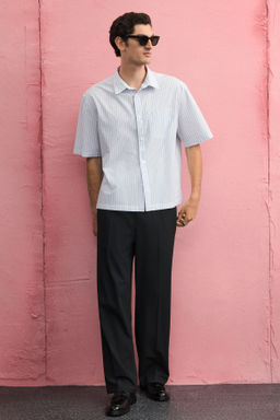 Camisa de popelina estilo boxy Regular Fit - H&m фото 6