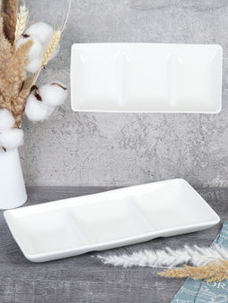 Блюдо менажница 3 секции / GCF-12 /уп 32/ 29х13,3х3,5 см - ГалеонТрейд фото 2