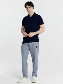 Брюки мужские в синем цвете двухцветный синий 181258