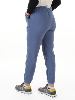 MD54 BLUE Брюки спортивные утепленные женские (85% хлопок, 10% полиэстер, 5% спандекс)