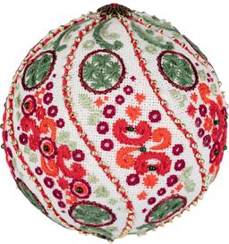 Набор для вышивания PANNA IG-7387 Новогодняя игрушка. Рождественские узоры 8.5 х 8.5 см