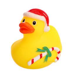 Игрушки для купания в ванной «Новогодние уточки», набор 5 шт.