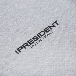 Поло с длинным рукавом President, размер M, цвет серый