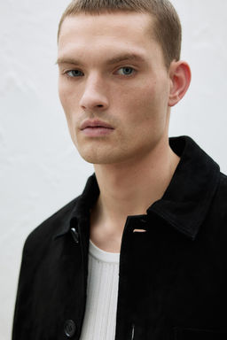 Chaqueta de ante Slim Fit - H&m фото 5