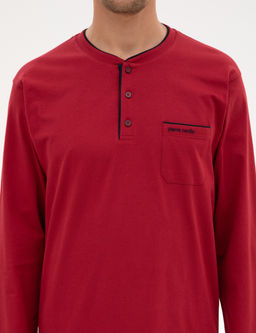 Bordo Pijama Tak_m_ & __ _ama__r Seti