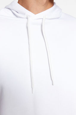 TRENDYOL MAN Siyah Regular/Normal Kesim Bask?l? Kapusonlu Sanatsal Bask?l? Sweatshirt TMNAW20SW0489 - Trendyolmilla фото 16