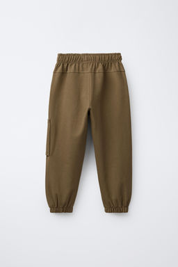 PLUSH CARGO JOGGING TROUSERS - Zara фото 2