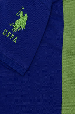 U. S. Polo Assn Синяя футболка с воротником-поло для мальчиков - U.s. polo assn фото 12