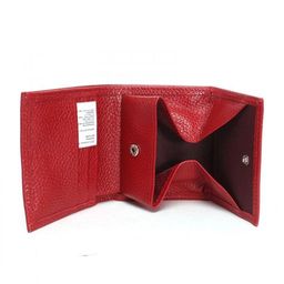 Портмоне женское Croco-ПР-906 натуральная кожа 1 отд, 4 карм, красный флотер (113) 231849  фото 3