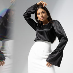 Блуза с замком на спинке Королева звезд - Charutti фото 6