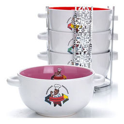 27317 Набор супниц 5пр 540мл на подставке LR (х6) "MAYER & BOCH"