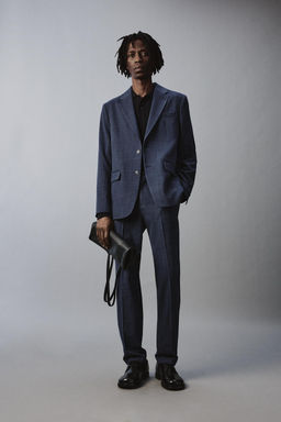 BLAZER TRAJE ESTRUCTURA / Azul / ?ndigo