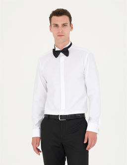 Beyaz Slim Fit Smokin G_mlek