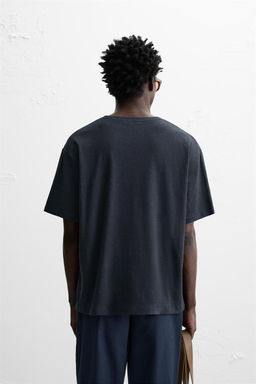 LINEN - COTTON T-SHIRT - Zara фото 19