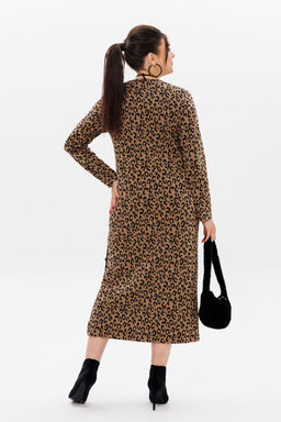 Платье ANELLI 1498 цейлонский леопард  фото 3