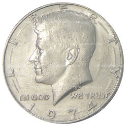 1/2 доллара (50 центов) 1974 года США