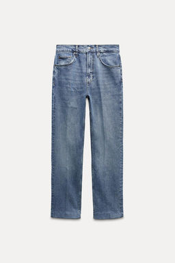ZW COLLECTION BOOTCUT HIGH-WAIST CROPPED JEANS - Zara фото 7