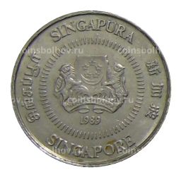 10 центов 1989 года Сингапур