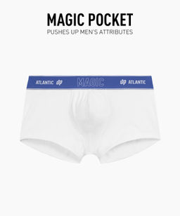 ATLANTIC MH-1200 Трусы мини шорты Magic Pocket - 1 шт. белый  фото 2