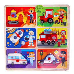 Рамка - вкладыш Профессии и транспорт - Лесная мастерская фото 2