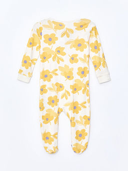 Bisiklet Yaka ?i?ekli K?z Bebek Tulum - Waikiki фото 2