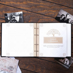 Родословная книга Книга моей семьи, 84 страницы, 24 х 24 х 3 см. - Семейные традиции фото 3