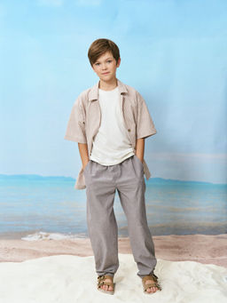 Брюки хлопковые Какао 7+