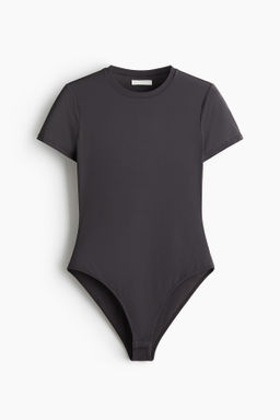 Body de manga corta en microfibra - H&m фото 4