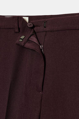 HIGH-WAIST STRAIGHT-LEG TROUSERS - Zara фото 7