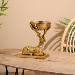 Подсвечник «Олень», 24×14×24 см, алюминий