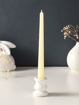 Набор свечей античных, 2.3×24.5 см, 5 ч, 55 г, 2 шт., слоновая кость