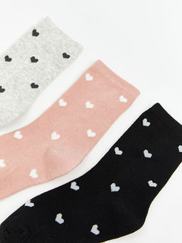 Desenli K?z ?ocuk Soket ?orap 5li