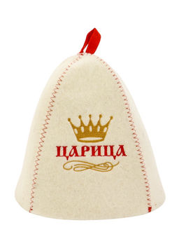 Шапка для бани и сауны Царица, полиэфир 70%, шерсть 30% - Simaland фото 3